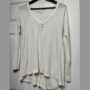 Free People Henley Tunic Top